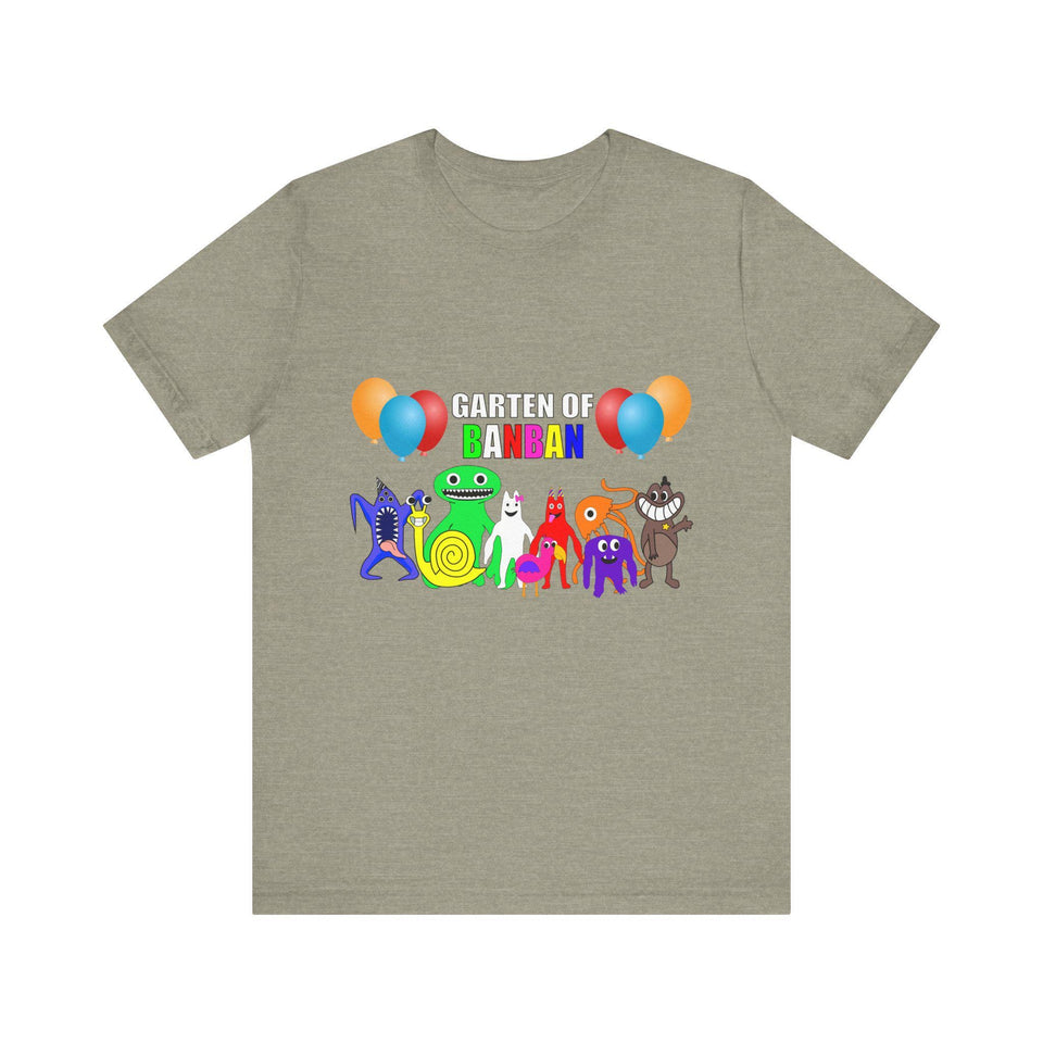 Garten of Banban T-Shirt: Colorful Friends Graphic Tee