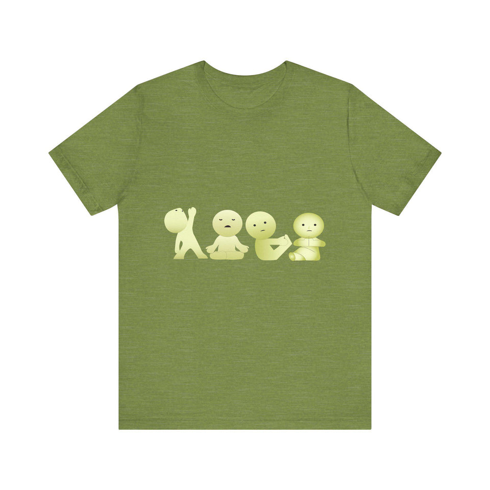 Smiski T-Shirt, Kawaii Japanese Graphic Tee, Unisex Cotton Top
