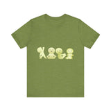 Smiski T-Shirt, Kawaii Japanese Graphic Tee, Unisex Cotton Top