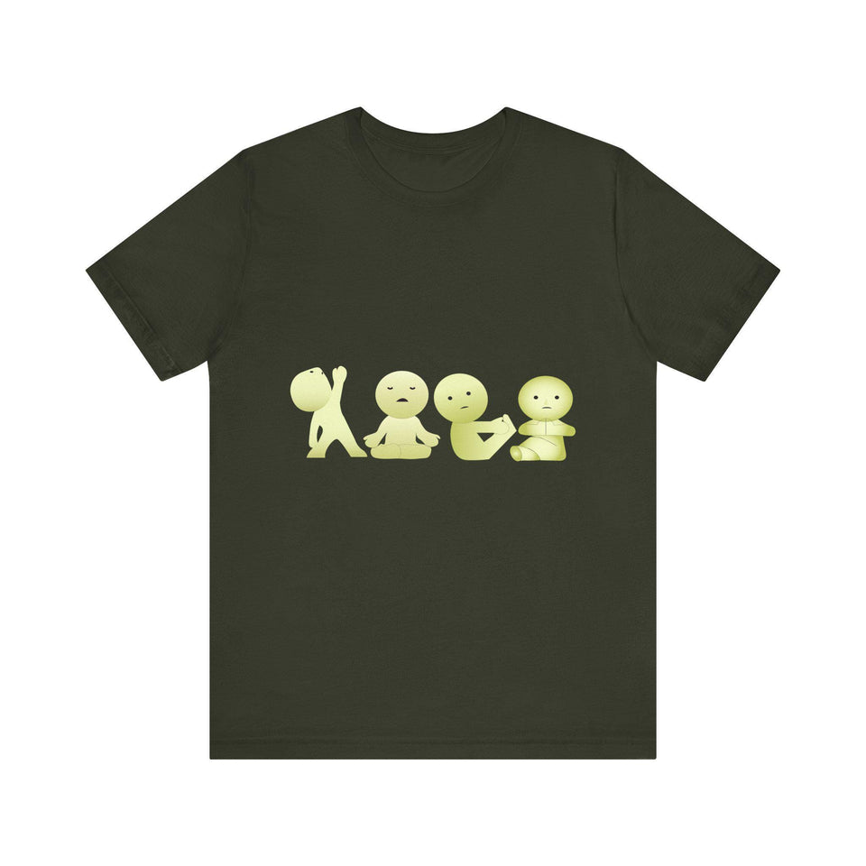Smiski T-Shirt, Kawaii Japanese Graphic Tee, Unisex Cotton Top