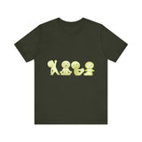 Smiski T-Shirt, Kawaii Japanese Graphic Tee, Unisex Cotton Top