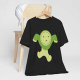 Smiski Graphic Tee: Glow in the Dark Cartoon Shirt