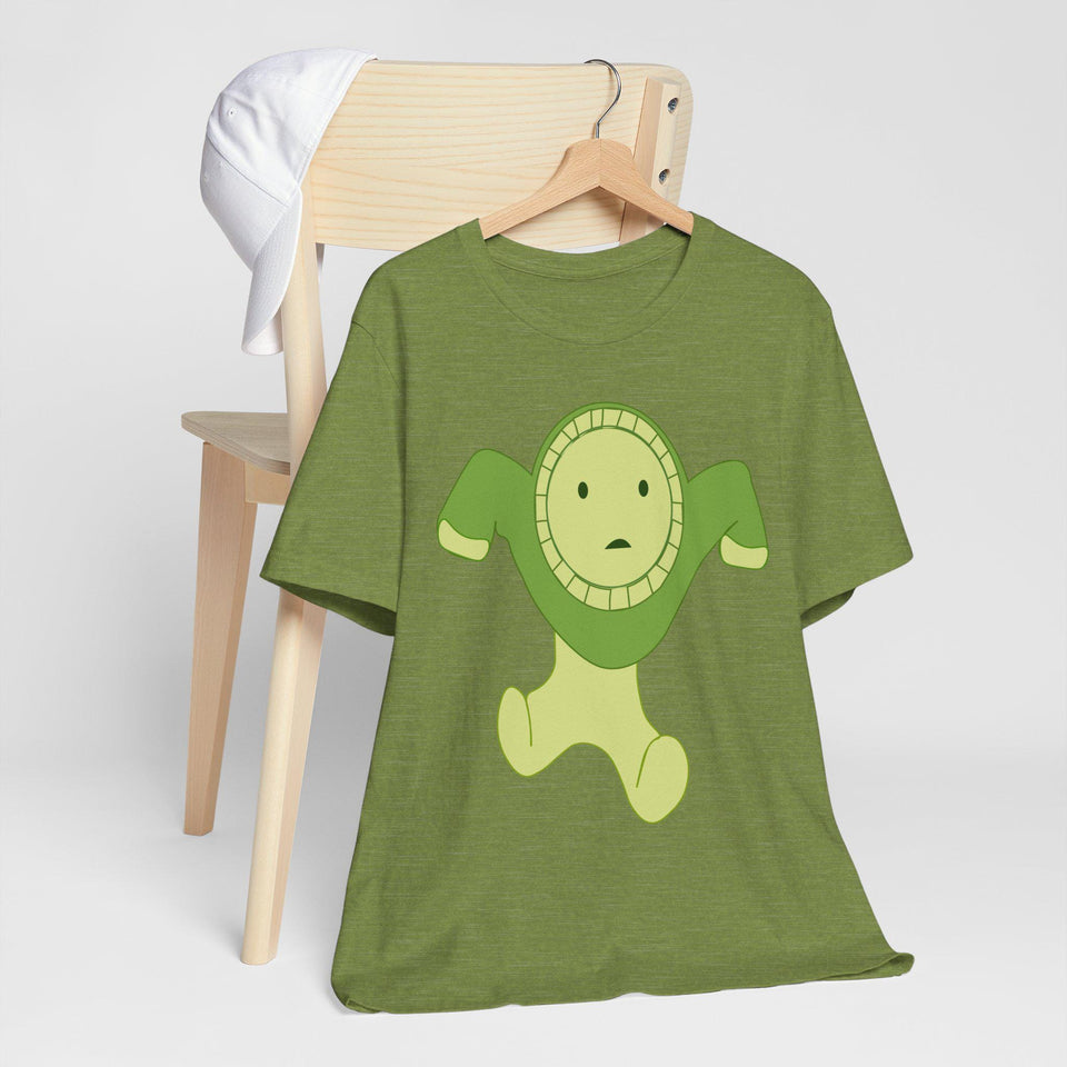 Smiski Graphic Tee: Glow in the Dark Cartoon Shirt