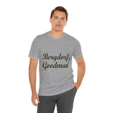 Bergdorf Goodman Tee: Unisex Jersey Short Sleeve T-Shirt