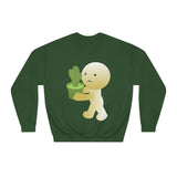 Smiski Design Crewneck Sweatshirt – Whimsical Unisex Jumper