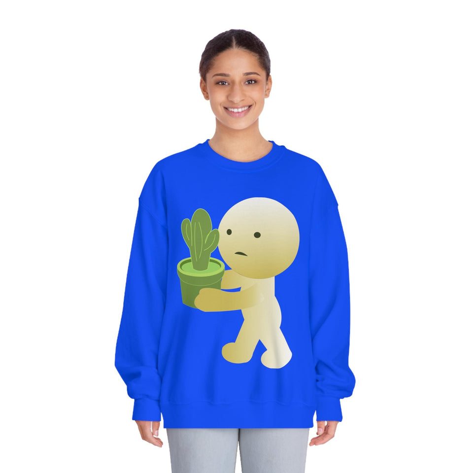 Smiski Design Crewneck Sweatshirt – Whimsical Unisex Jumper