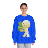 Smiski Design Crewneck Sweatshirt – Whimsical Unisex Jumper