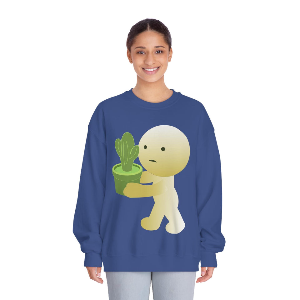 Smiski Design Crewneck Sweatshirt – Whimsical Unisex Jumper