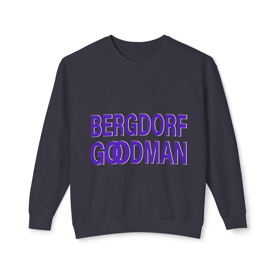 Luxury Lifestyle Unisex Lightweight Crewneck Sweatshirt, High-End Fashion Apparel, Designer Inspired, Gift for Fashionistas, Stylish