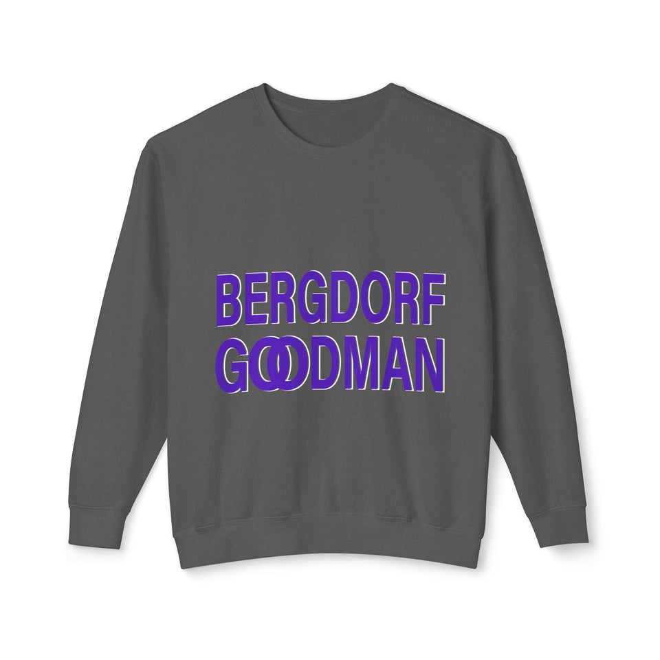 Luxury Lifestyle Unisex Lightweight Crewneck Sweatshirt, High-End Fashion Apparel, Designer Inspired, Gift for Fashionistas, Stylish