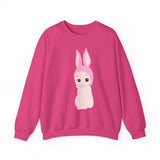 Bunny Girl Sweatshirt, Unisex Cozy Jumper, Rabbit Lover Gift