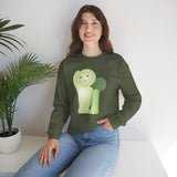 Smiski Embroidered Sweatshirt, Cartoon Pullover