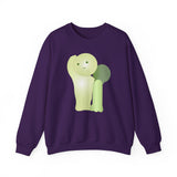 Smiski Embroidered Sweatshirt, Cartoon Pullover