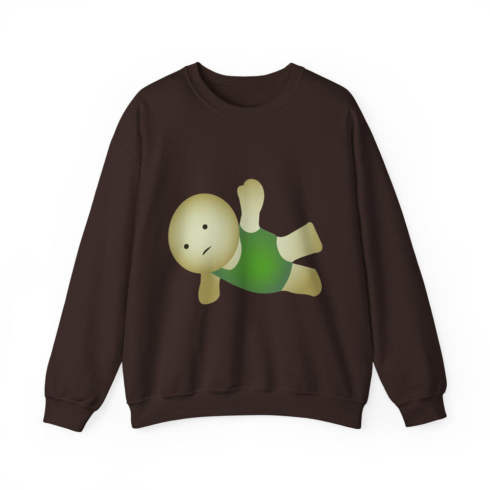 Smiski Crewneck Sweatshirt - Quirky Kawaii Design