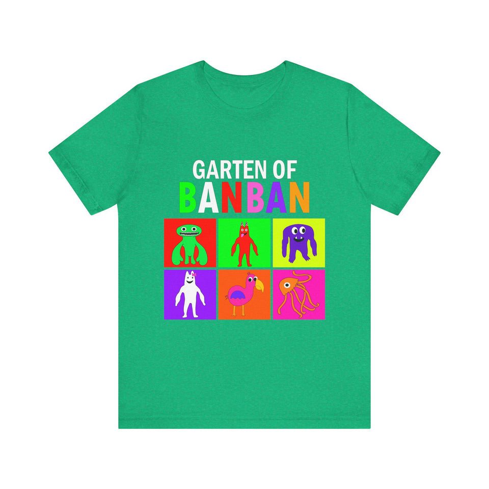 Rainbow Friends T-Shirt: Colorful Graphic Tee, Lightweight Cotton