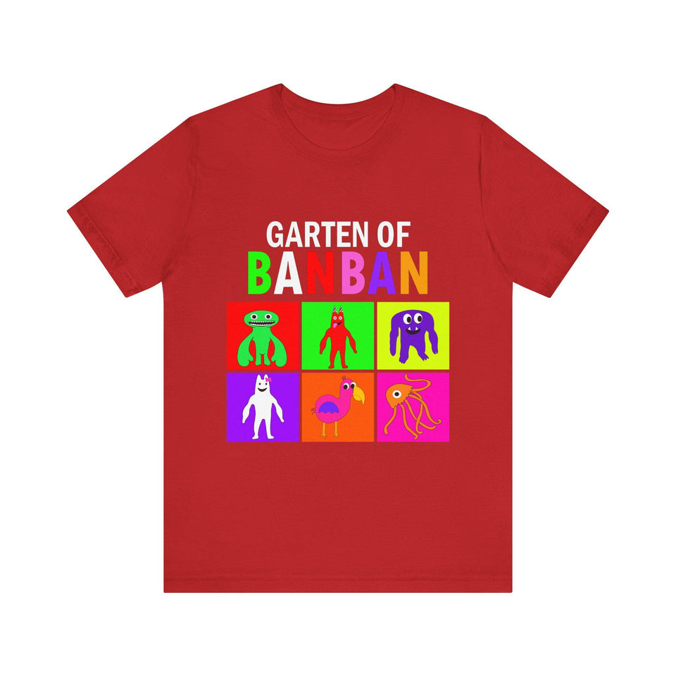 Rainbow Friends T-Shirt: Colorful Graphic Tee, Lightweight Cotton