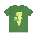 Smiski Drummer T-Shirt, Kawaii Cartoon Unisex Tee