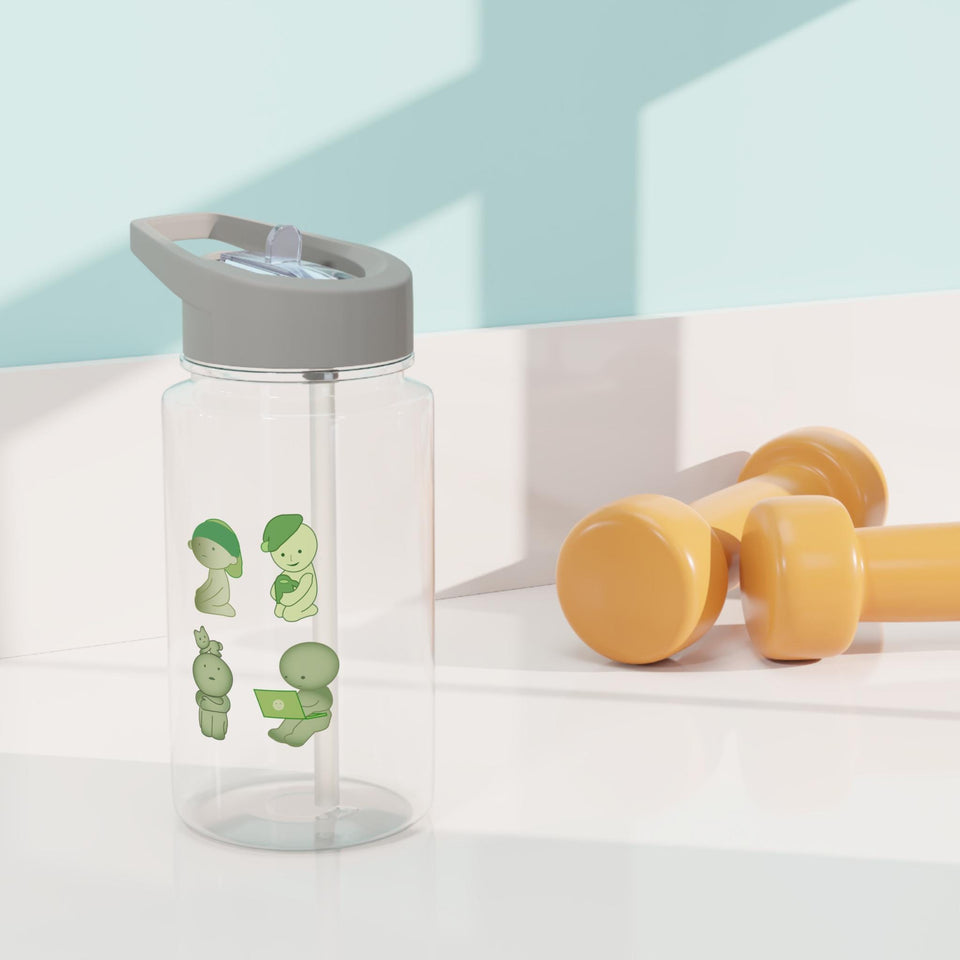Smiski Design Tritan Water Bottle, BPA-Free Reusable Flask