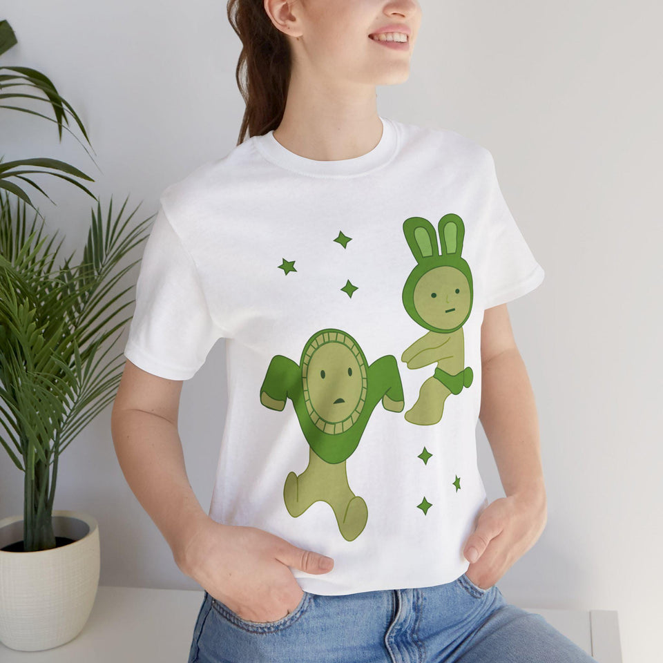 Smiski T-Shirt, Kawaii Cartoon Graphic Tee, Unique Japanese Apparel