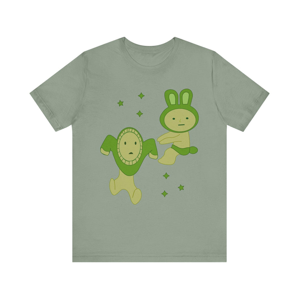 Smiski T-Shirt, Kawaii Cartoon Graphic Tee, Unique Japanese Apparel