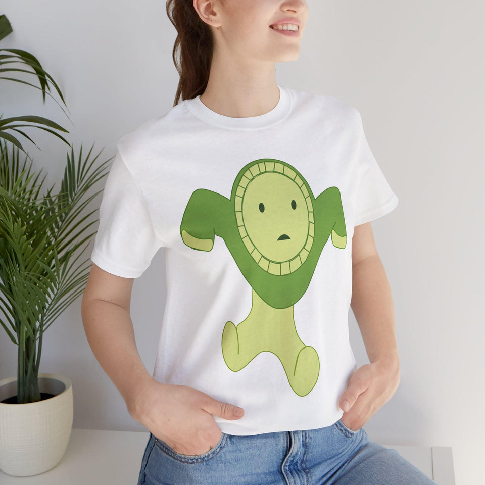 Smiski Graphic Tee: Glow in the Dark Cartoon Shirt