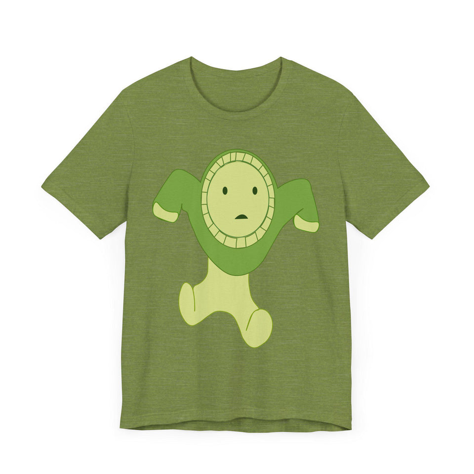 Smiski Graphic Tee: Glow in the Dark Cartoon Shirt