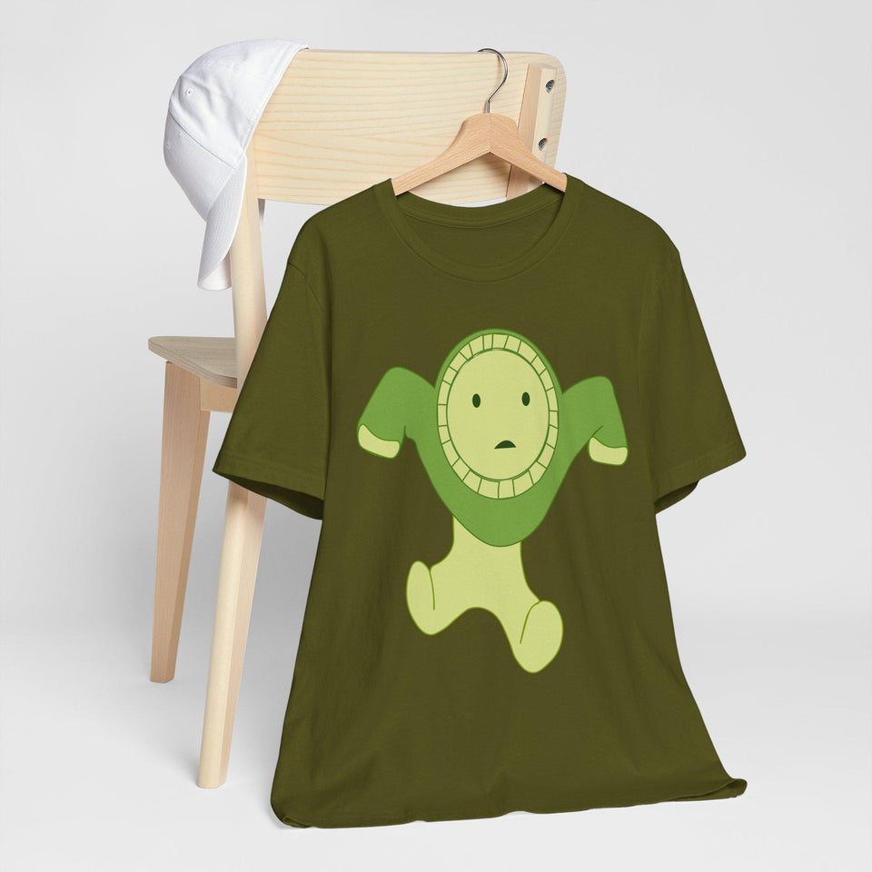 Smiski Graphic Tee: Glow in the Dark Cartoon Shirt