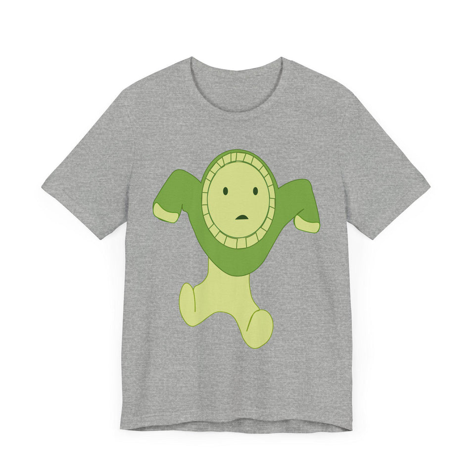 Smiski Graphic Tee: Glow in the Dark Cartoon Shirt