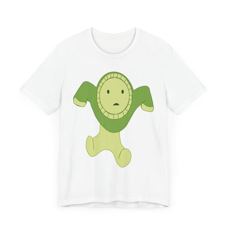 Smiski Graphic Tee: Glow in the Dark Cartoon Shirt