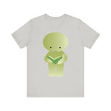 Smiski Reading Book T-Shirt: Kawaii Geeky Graphic Tee