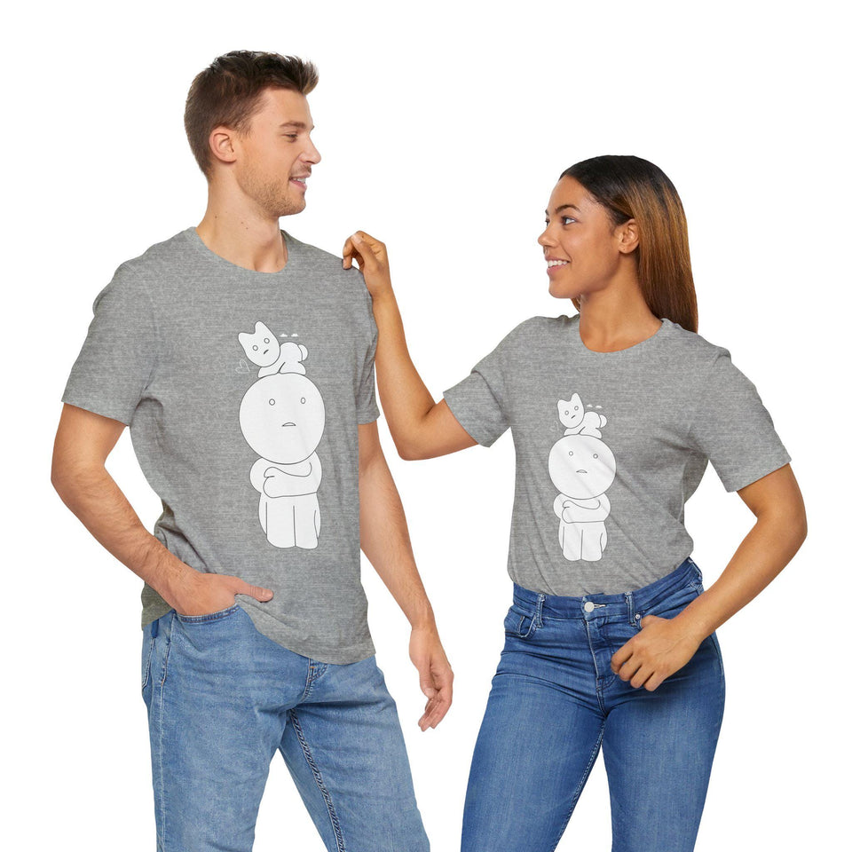 Smiski T-Shirt: Kawaii Ghost Anime Tee, Japanese Character Top