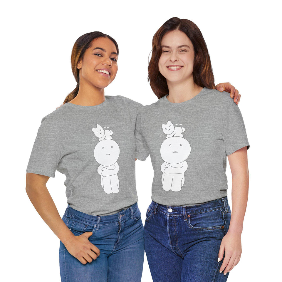 Smiski T-Shirt: Kawaii Ghost Anime Tee, Japanese Character Top