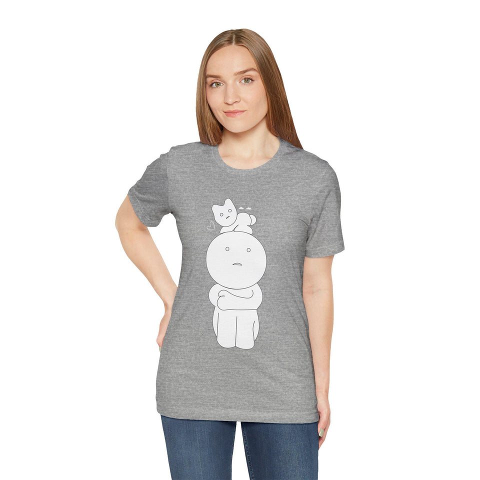 Smiski T-Shirt: Kawaii Ghost Anime Tee, Japanese Character Top