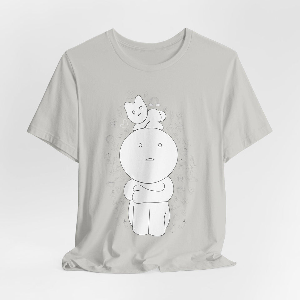 Smiski T-Shirt: Kawaii Ghost Anime Tee, Japanese Character Top
