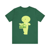 Smiski Drummer T-Shirt, Kawaii Cartoon Unisex Tee
