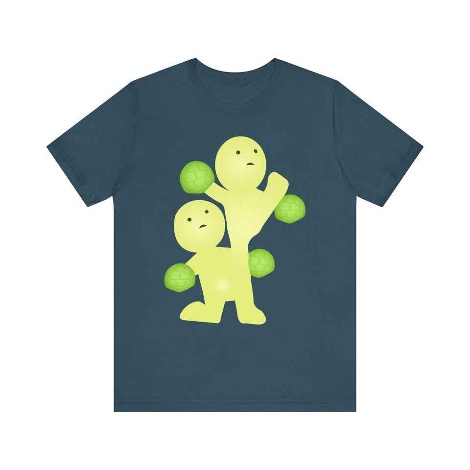Smiski Graphic T-Shirt, Unisex Cotton Blend Tee, Playful Quirky Design
