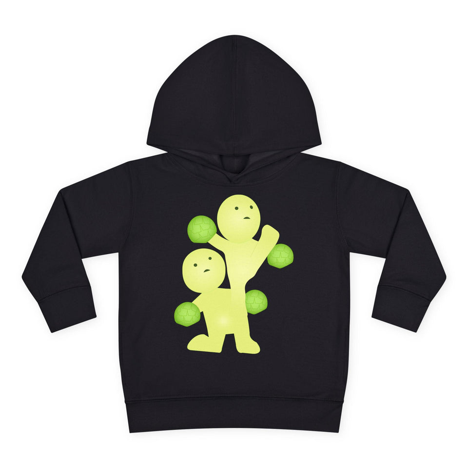Smiski Toddler Fleece Hoodie, Cute Smiling Creature Design