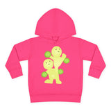 Smiski Toddler Fleece Hoodie, Cute Smiling Creature Design