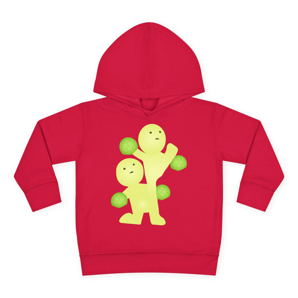 Smiski Toddler Fleece Hoodie, Cute Smiling Creature Design