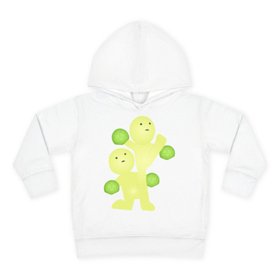 Smiski Toddler Fleece Hoodie, Cute Smiling Creature Design