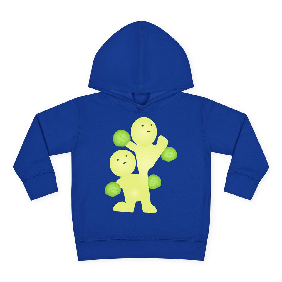Smiski Toddler Fleece Hoodie, Cute Smiling Creature Design