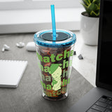 Smiski Tumbler, Kawaii Reusable Cup, Gift for Coffee Lovers