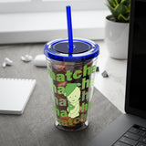 Smiski Tumbler, Kawaii Reusable Cup, Gift for Coffee Lovers