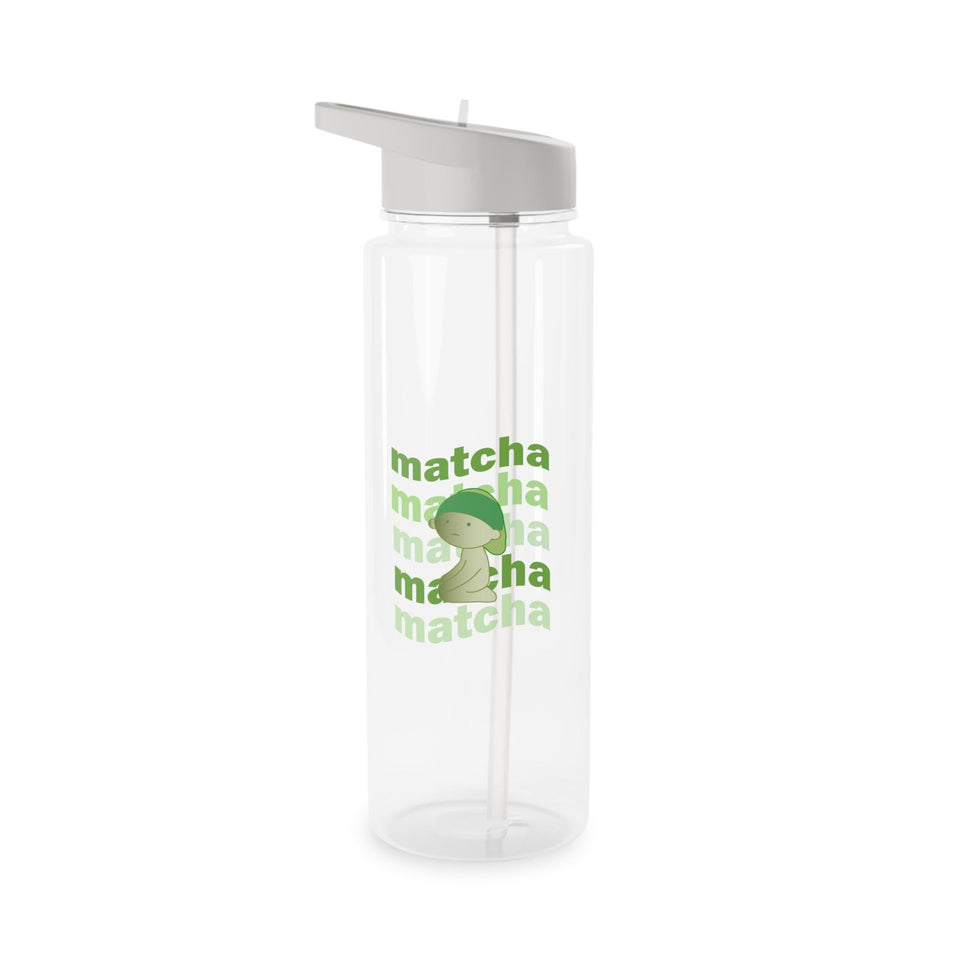 Smiski Tritan Water Bottle, Kawaii Matcha Design, BPA-Free