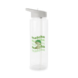 Smiski Tritan Water Bottle, Kawaii Matcha Design, BPA-Free