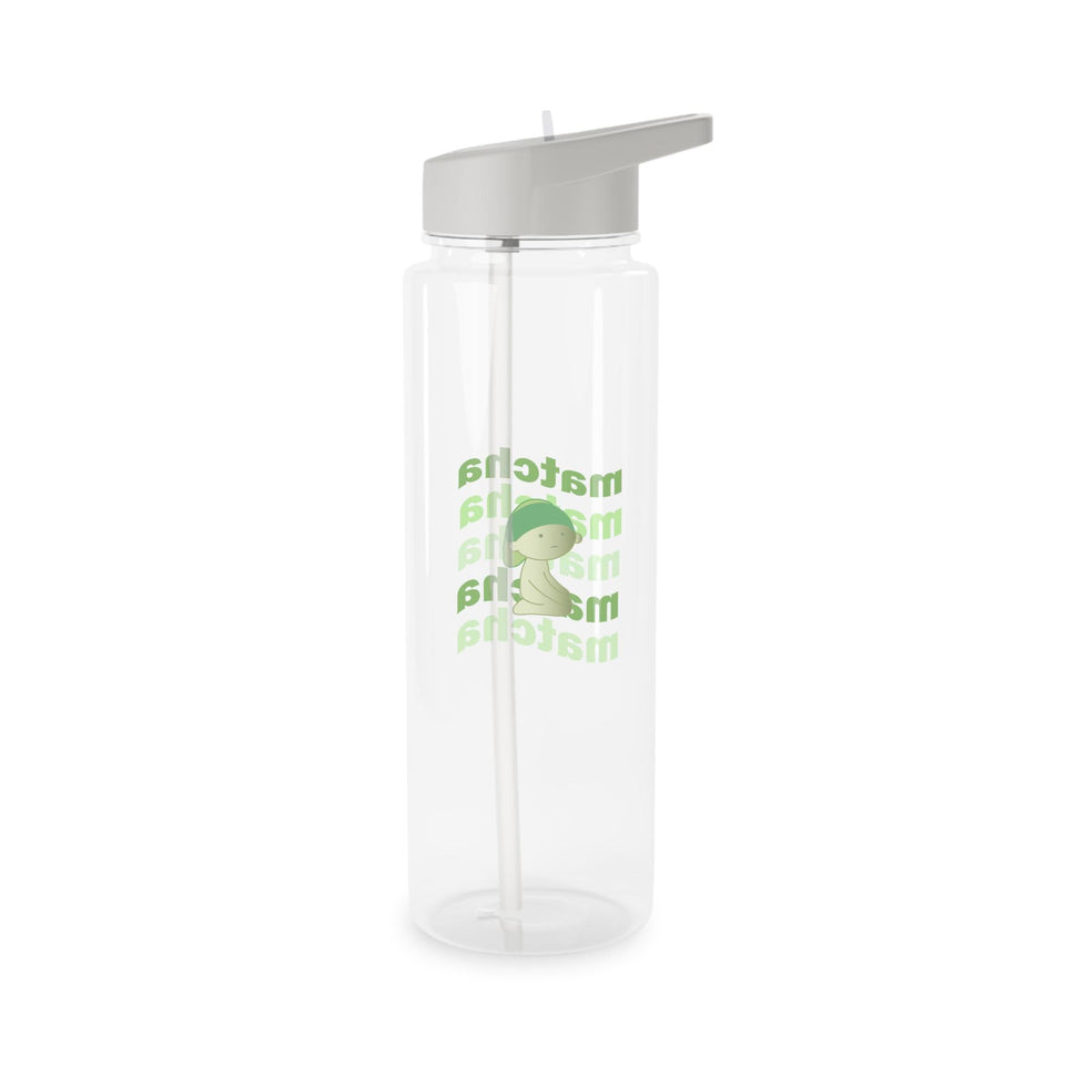 Smiski Tritan Water Bottle, Kawaii Matcha Design, BPA-Free