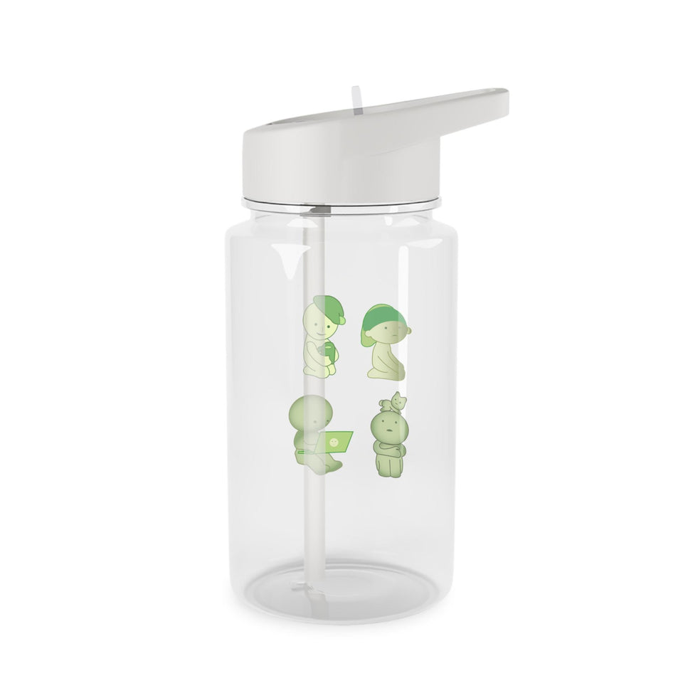 Smiski Design Tritan Water Bottle, BPA-Free Reusable Flask