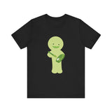 Smiski Painting Tee, Cartoon Character Shirt, Kawaii Apparel