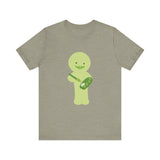 Smiski Painting Tee, Cartoon Character Shirt, Kawaii Apparel