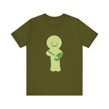 Smiski Painting Tee, Cartoon Character Shirt, Kawaii Apparel